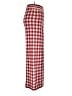 Happily Grey 100% Polyester Checkered-gingham Red Casual Pants Size M - photo 4