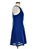 Teeze Me Solid Blue Cocktail Dress Size M - photo 4