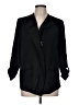 Nine West Black 3/4 Sleeve Button-Down Shirt Size M - photo 1