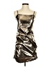 Day + Moon Metallic Silver Cocktail Dress Size S - photo 1