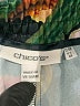 Chico's 100% Polyester Tropical Blue Black Casual Pants Size Sm (0.5) - photo 3