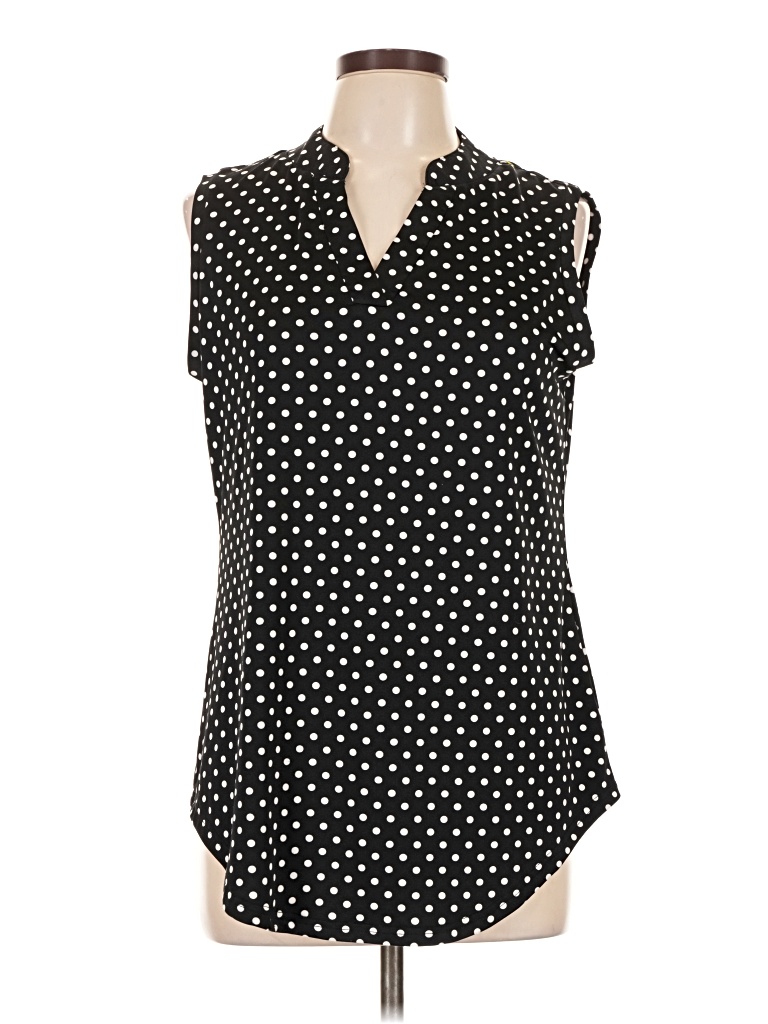 Pre-owned Assorted Brands Sleeveless Blouse In Black
