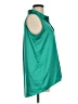 Olive and Oak 100% Polyester Green Sleeveless Blouse Size M - photo 4