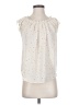 LC Lauren Conrad 100% Polyester Ivory Sleeveless Blouse Size XS - photo 1