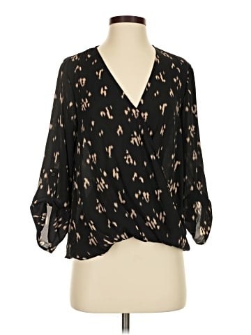All in Favor 3/4 Sleeve Blouse (view 1)