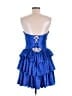 Unbranded 100% Polyester Blue Cocktail Dress Size M - photo 2