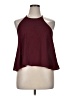 Lily White Burgundy Sleeveless Blouse Size XL - photo 1
