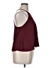 Lily White Burgundy Sleeveless Blouse Size XL - photo 4
