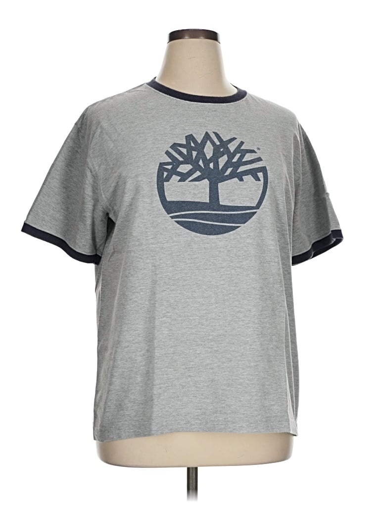 Pre-owned Timberland Short Sleeve T-shirt In Gray