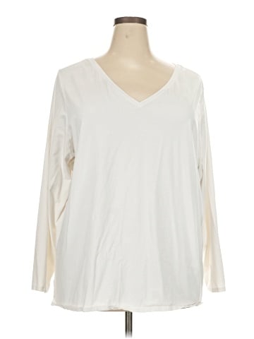 Lane Bryant 3/4 Sleeve T-Shirt (view 1)