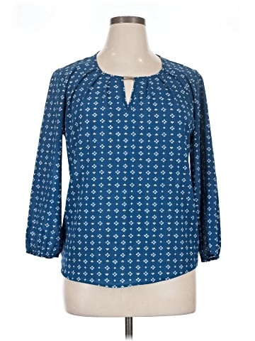 Jon & Anna 3/4 Sleeve Blouse (view 1)
