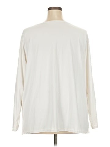 Lane Bryant 3/4 Sleeve T-Shirt (view 2)