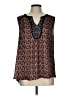 Daniel Rainn 100% Polyester Brown Sleeveless T-Shirt Size L - photo 1