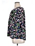 Adrienne Vittadini Floral Black 3/4 Sleeve Blouse Size XL - photo 5