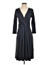 Talbots Polka Dots Blue Casual Dress Size 4 - photo 1
