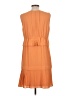 Max Studio 100% Polyester Orange Casual Dress Size L - photo 2