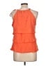 Cato Orange Sleeveless Blouse Size L - photo 2