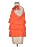 Cato Orange Sleeveless Blouse Size L - photo 5