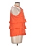 Cato Orange Sleeveless Blouse Size L - photo 4