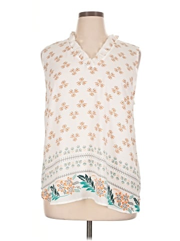 Ann Taylor Factory Sleeveless Blouse (view 1)