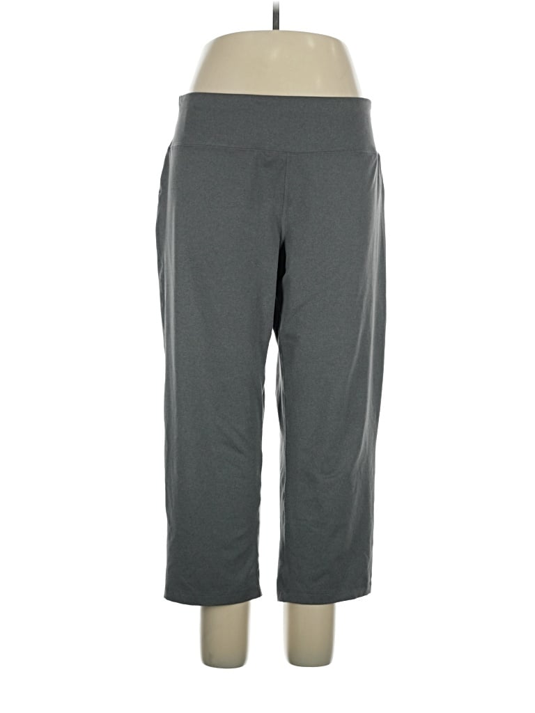 Pre-owned Lands' End Active Pants In Gray