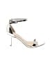 Sam Edelman Metallic Silver Heels Size 6 - photo 1