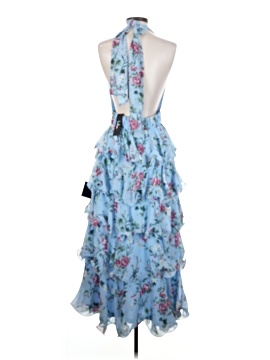 umgee dresses Umgee Tropical Floral Ruffle Sleeve Tiered Midi Dress