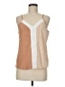 Shein 100% Polyester Tan Sleeveless Blouse Size 6 - photo 1