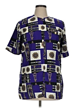 Études Short Sleeve Blouse (view 1)