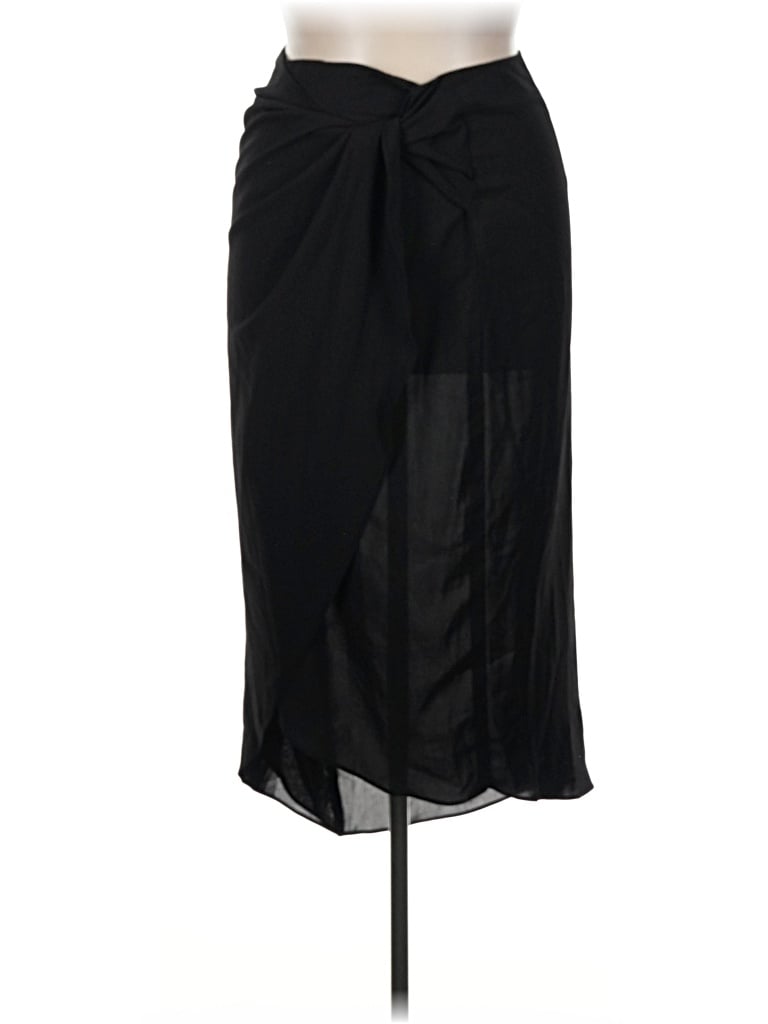 Pre-owned Shein Formal Skirt In Black