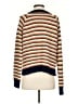 Madewell 100% Cotton Stripes Brown Pullover Sweater Size S - photo 2