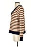 Madewell 100% Cotton Stripes Brown Pullover Sweater Size S - photo 5