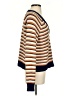 Madewell 100% Cotton Stripes Brown Pullover Sweater Size S - photo 4