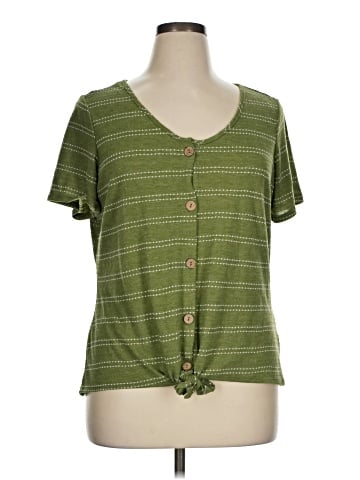 NY Collection Short Sleeve Top (view 1)