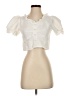 Assorted Brands Ivory Short Sleeve Blouse Size 5 - photo 1