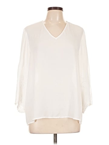 Easywear by Chico's 3/4 Sleeve Blouse (view 1)
