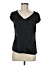 Tahari 100% Silk Black Short Sleeve Top Size M - photo 1