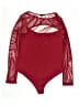 Ambiance Burgundy Bodysuit Size 1X - photo 1