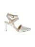 Nine West 100% Leather White Heels Size 7 1/2 - photo 1
