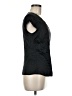 Tahari 100% Silk Black Short Sleeve Top Size M - photo 4