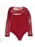 Ambiance Burgundy Bodysuit Size 1X - photo 2