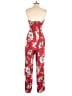 B.O.G Collective Hearts Red Jumpsuit Size S - photo 2