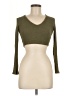 Fashion Nova Green Short Sleeve Top Size M - photo 1