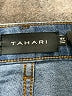Tahari Solid Blue Jeans Size 18 - photo 4