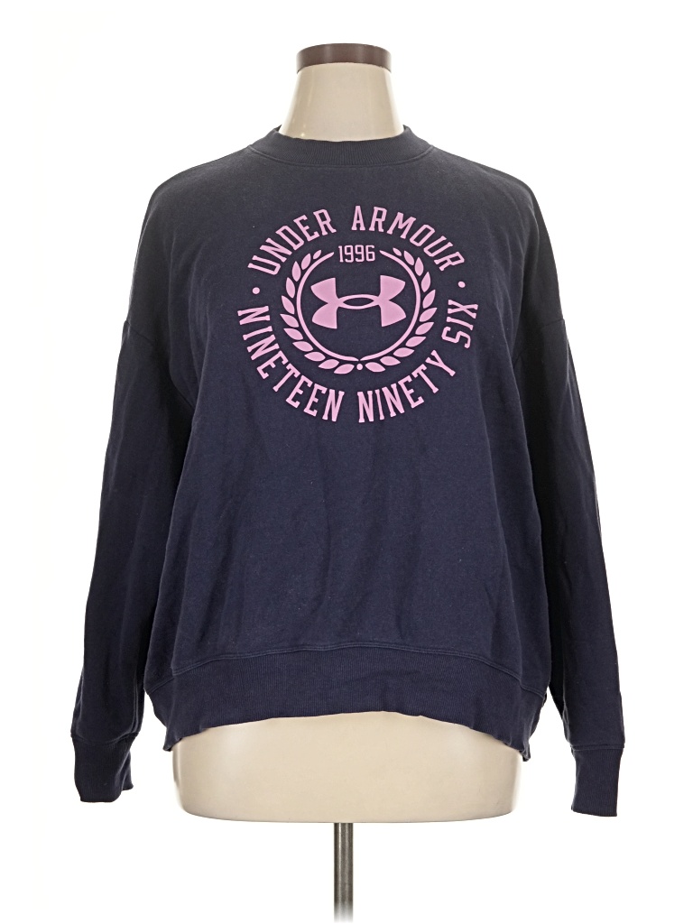 Pre-owned Under Armour Sweatshirt In Blue