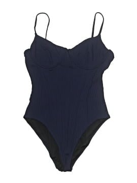 Madewell Madewell Second Wave Ribbed Seamed One-Piece Swimsuit (view 1)