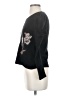BCBGMAXAZRIA Floral Black Wool Pullover Sweater Size S - photo 5