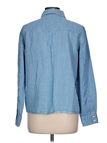 Eva Mendes by New York & Company Long Sleeve Button-Down Shirt (view 2)
