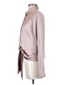 Express 100% Polyester Metallic Tan Long Sleeve Blouse Size S - photo 5