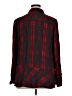 CAbi 100% Rayon Plaid Red Long Sleeve Button-Down Shirt Size XL - photo 2